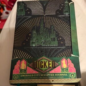 Universal Wicked Emerald City Sculpted Journal